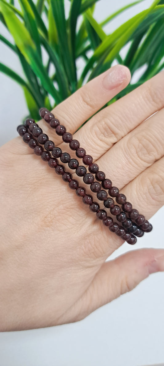 6mm Garnet bracelet