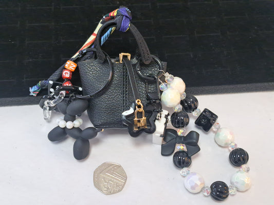 Black mini handbag