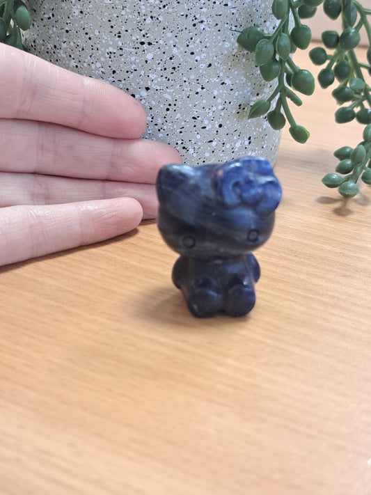 Sodalite hello kitty