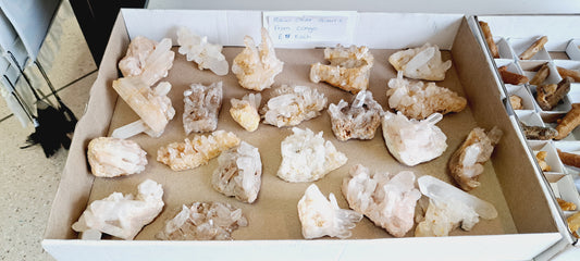 Quartz cluster from congo