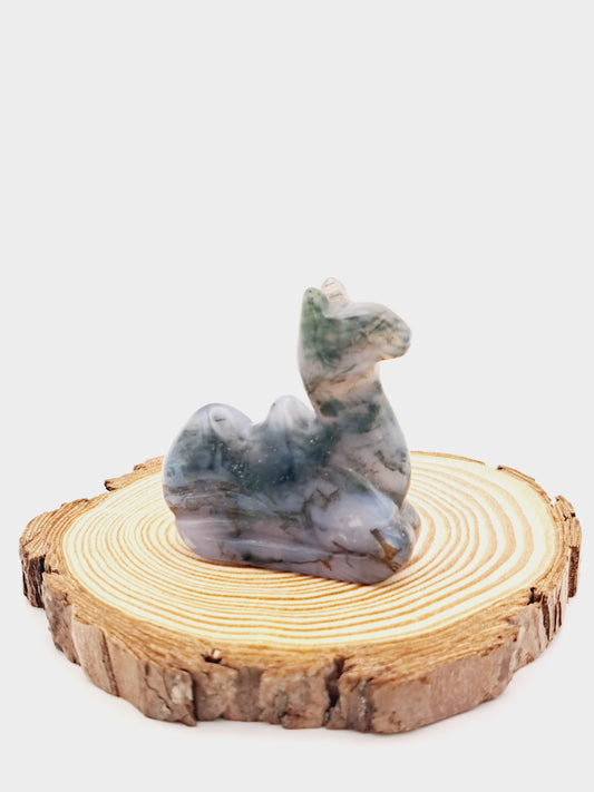 Moss agate camel