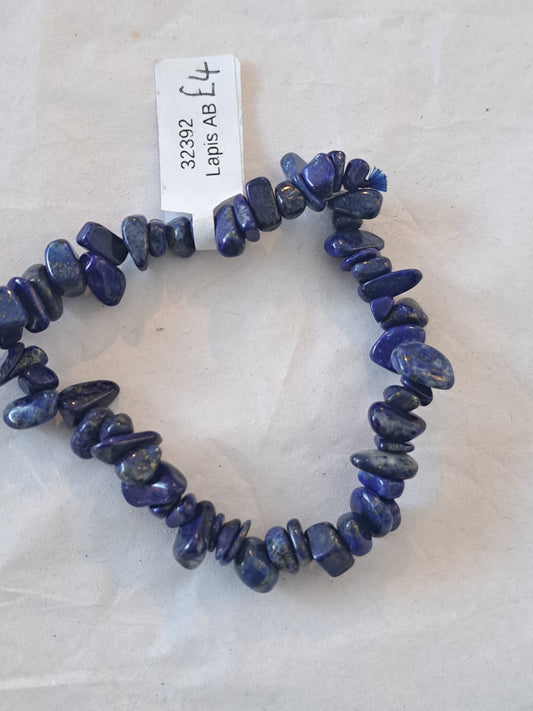 Lapis Lazuli chip bracelet