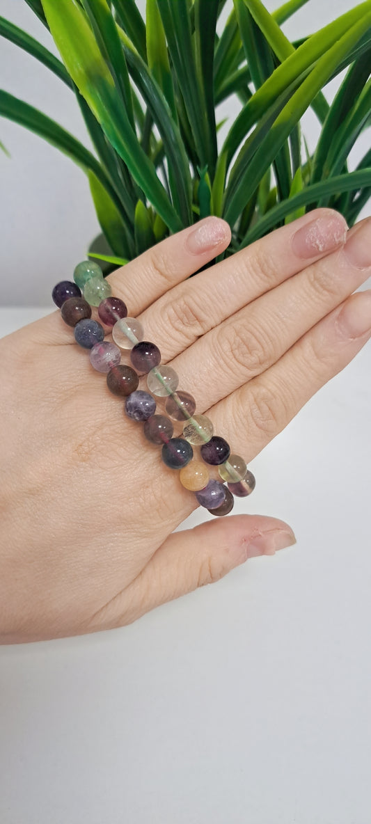 8mm Candy Fluorite bracelet