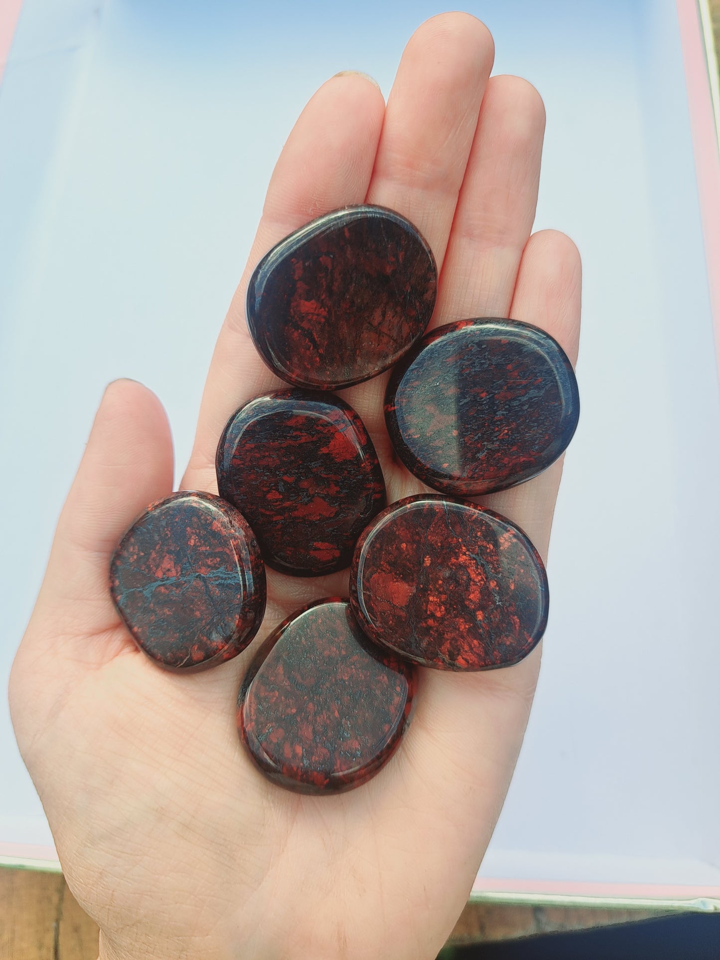 African bloodstone worrystone