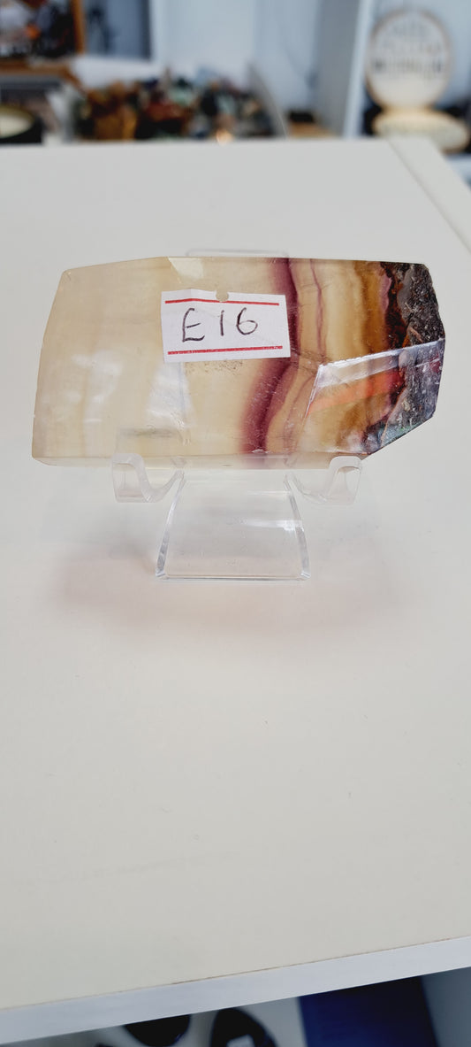 Banded fluorite freeform