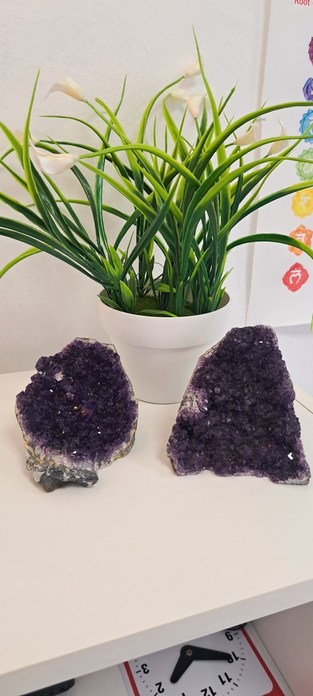 AA+Amethyst cutbase from Brazil