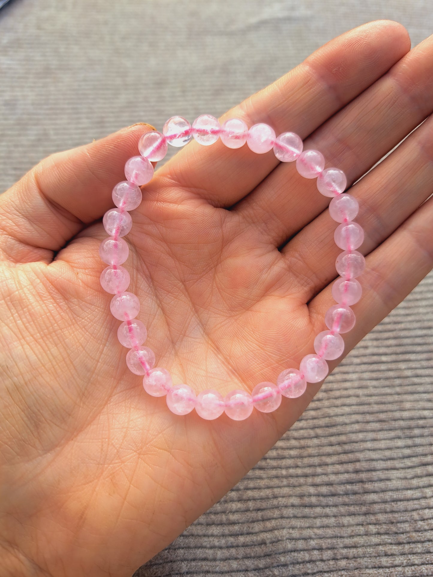 Rose quartz bracelet