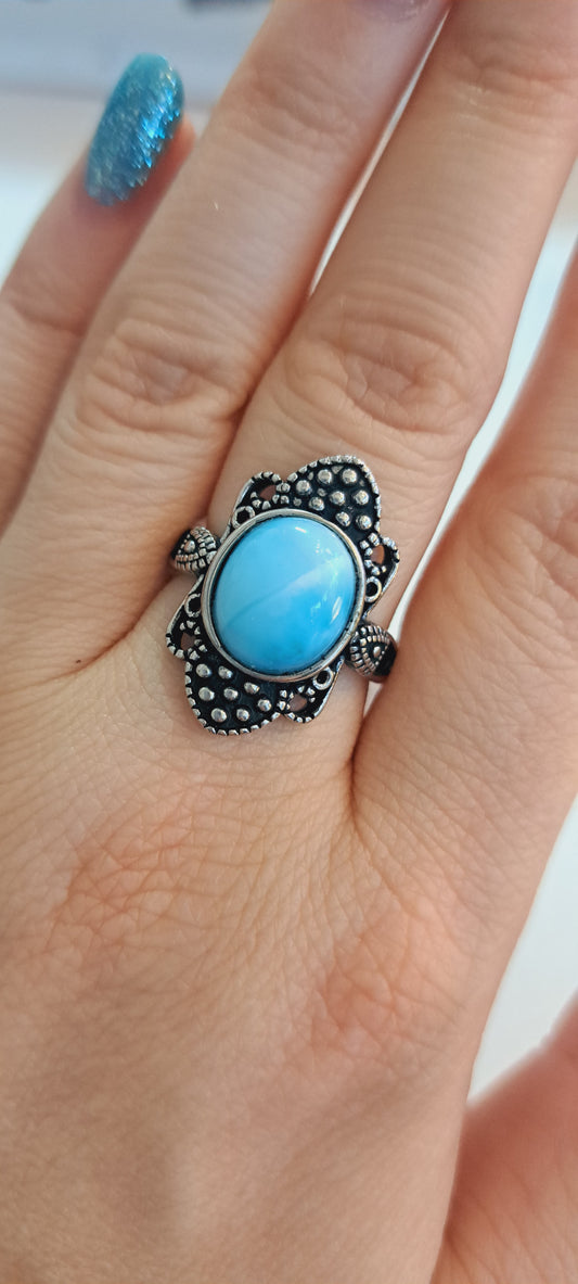 Larimar ring